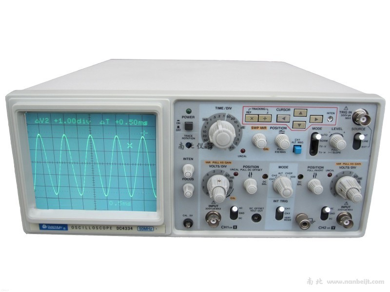 DC4334 CRT數顯示波器(50MHz)