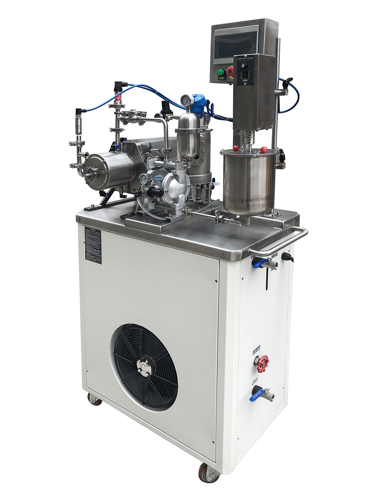 NMM-1L 試驗(yàn)機(jī)配新款冷水機(jī)